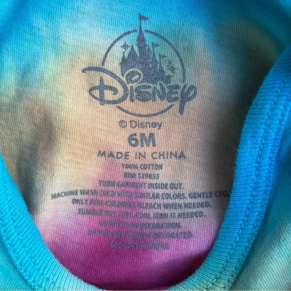 NWT Disney Baby Bodysuit Walt Disney World Mickey Mouse Tie Dye Onesie 6M